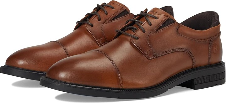 Nunn Bush Kore Icon Cap Toe Oxford Easy-on Easy-off Dress Casual Shoe Men's Shoes Cognac : 11 M (D), Leather