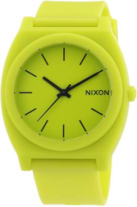 Nixon Men's Time Teller A1191262 Rubber Quartz Watch