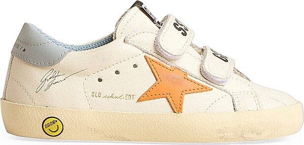 Golden Goose Baby Boy's, Little Boy's & Boy's Old School Leather Sneakers - White Orange Blue - Size 9 (Toddler)