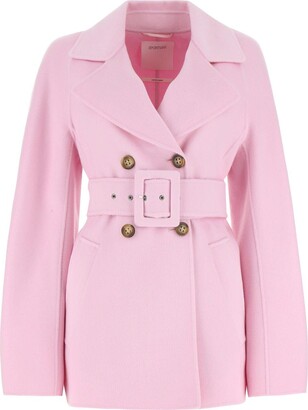 Sportmax Coat realized in virgin wool and cashmere characterized by lapels.