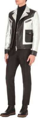 DSQUARED2 Kiodo leather biker jacket