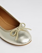 Thumbnail for your product : London Rebel Gold Ballet Pumps