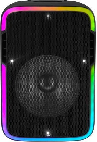 Supersonic IQ Sound 15-inch Portable Bluetooth Speaker w/True Wireless Stereo LED Light Show FM Radio Tripod Microphone IQ-4715DJBT