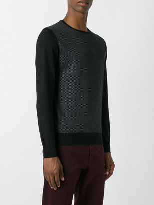Cruciani embroidered knitted sweater
