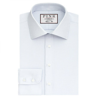 Thomas Pink Zetland Dot Classic Fit Button Cuff Shirt