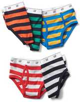 Thumbnail for your product : Gap Stripe classic briefs (5-pack)