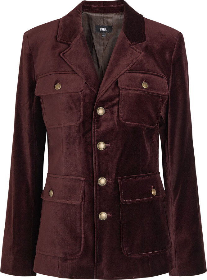 Paige Reign Velvet Jacket