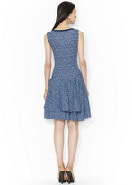 Thumbnail for your product : Lauren Ralph Lauren Sleeveless Anchor-Print A-Line Dress