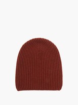 Thumbnail for your product : Begg X Co - Two-tone Ribbed Cashmere Beanie Hat - Pink Multi