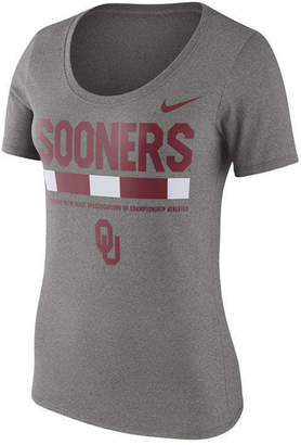 Nike Women Oklahoma Sooners Sideline Scoop T-Shirt