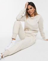 cream nike sweatsuit