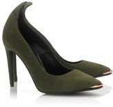 Thumbnail for your product : Cédric Charlier Red Suede Pumps
