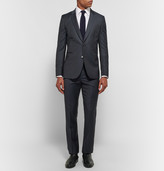 Thumbnail for your product : Paul Smith Navy Slim-Fit Pinstriped Wool Suit Trousers