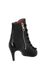 Thumbnail for your product : Bally 55mm Mellody Lace-Up Leather Ankle Boots