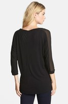 Thumbnail for your product : Vince Camuto Chiffon Inset Dolman Sleeve Tee