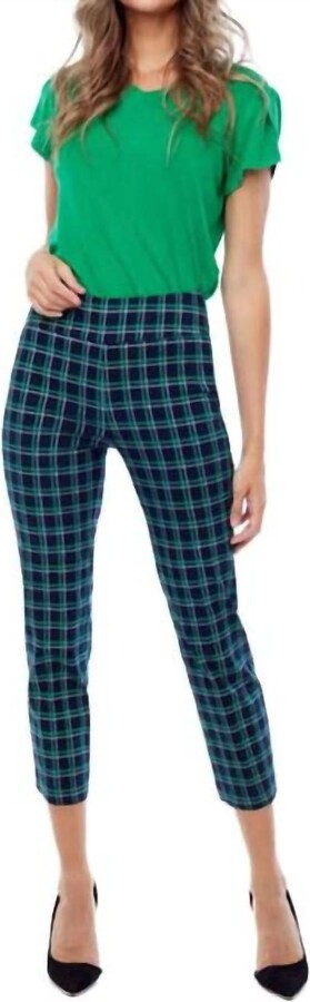 up Women's Lattice Print Cropped Pant