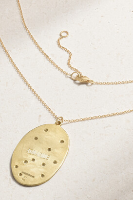 Brooke Gregson Zodiac Aquarius 14-karat Gold Diamond Necklace - One size