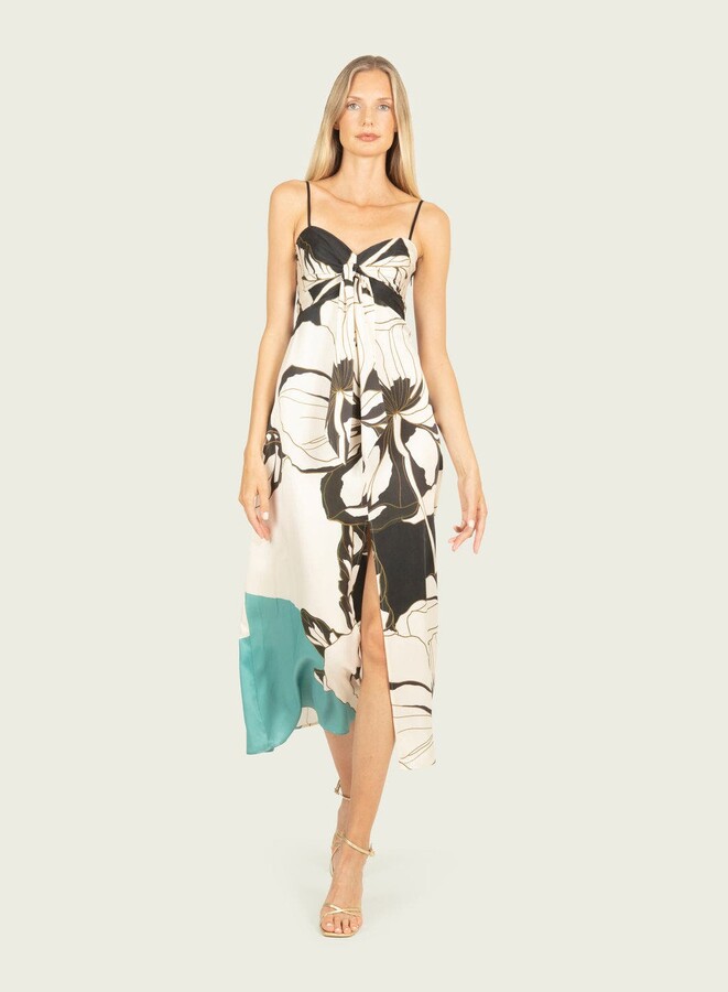 SECRET MISSION Ceres Maxi Dress with Front Slit