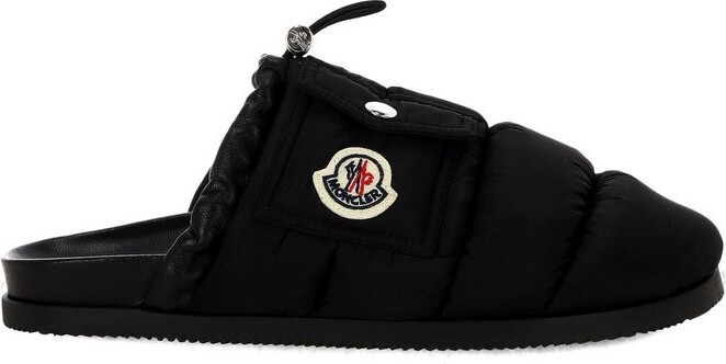 Moncler Logo Patch Padded Slippers