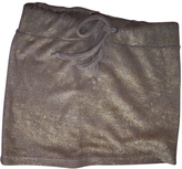 Thumbnail for your product : Zoe Tees Gold Cotton Skirt