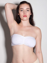 Thumbnail for your product : American Apparel Cotton Spandex Ruched Front Tube Bra
