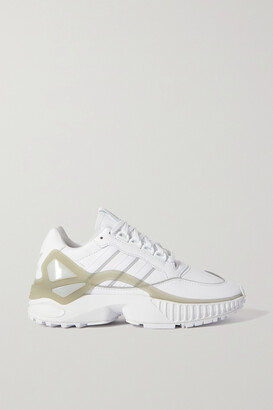 adidas Zx Wavian Grosgrain-trimmed Leather And Rubber Sneakers