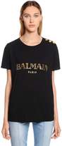 Balmain T-Shirt En Jersey De Coton 