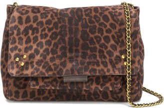 Jerome Dreyfuss Lulu M leopard print shoulder bag