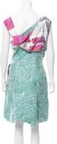 Thumbnail for your product : Michael Van Der Ham Silk-Blend Midi Dress
