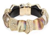 Thumbnail for your product : Alexis Bittar Lucite Crystal-Encrusted Sculptural Hinge Bracelet