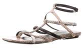 Thumbnail for your product : Balenciaga Snakeskin Ankle Strap Sandals