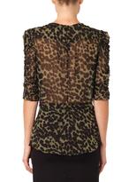 Thumbnail for your product : Etoile Isabel Marant Caja animal-print blouse