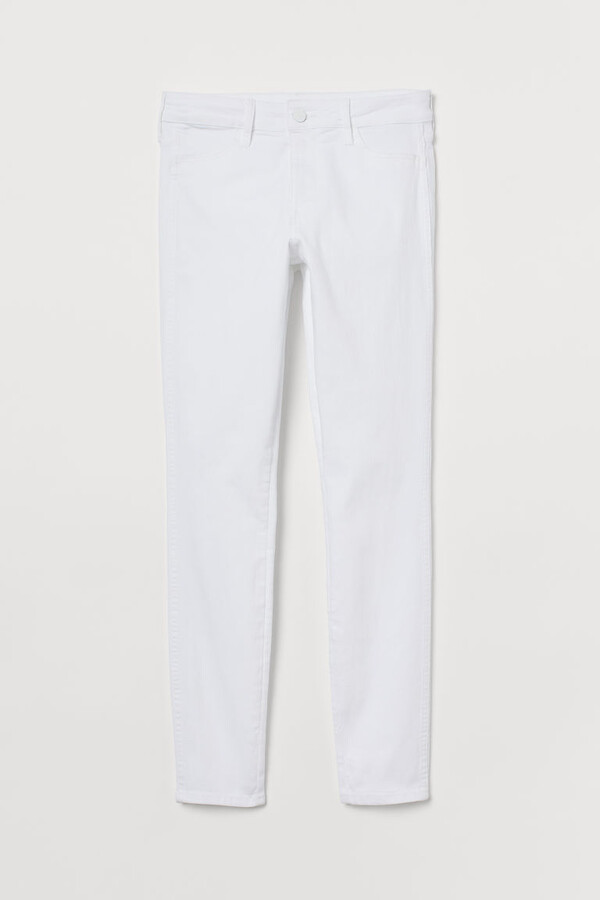 h&m white jeans