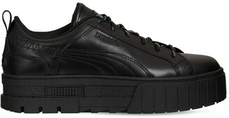 puma leather black