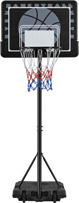 Yaheetech Height Adjustable Metal Portable Full-Size Basketball Hoop