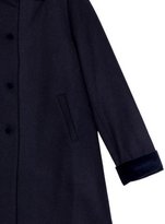 Thumbnail for your product : Oscar de la Renta Girls' Velvet-Trimmed Wool Coat