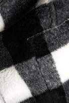 Thumbnail for your product : Opening Ceremony Culver Reversible Checked Faux Fur Coat
