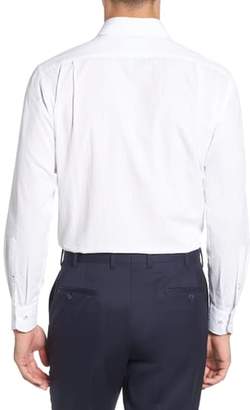 Lorenzo Uomo Trim Fit Seersucker Dress Shirt