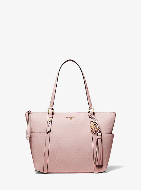 michael kors white and pink purse
