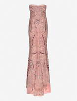 Thumbnail for your product : ZUHAIR MURAD Sequinned silk-chiffon gown