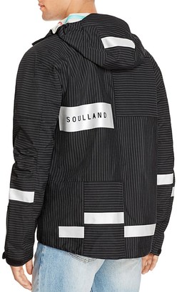 Soulland Helgi Pinstripe Tech Jacket