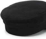 Thumbnail for your product : Ruslan Baginskiy Embroidered Wool Baker Boy Hat
