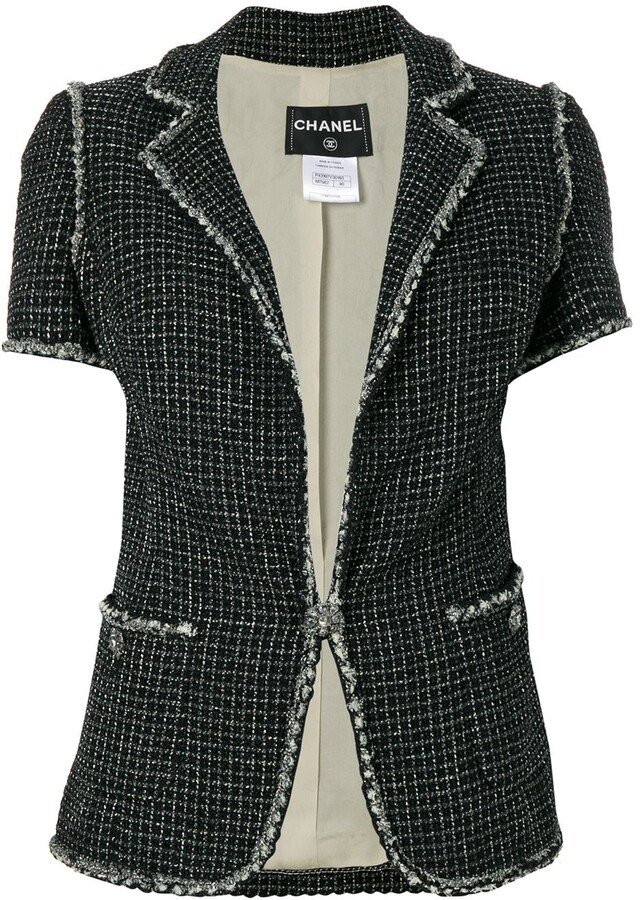 Chanel Pre Owned Bouclé Short-Sleeve Jacket - ShopStyle