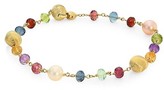 Thumbnail for your product : Marco Bicego Africa 18K Yellow Gold 6-6.5mm Freshwater Pearl & Gemstone Bracelet