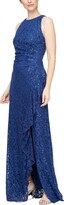 Thumbnail for your product : Alex Evenings Sequin Lace Cascading Ruffle Gown