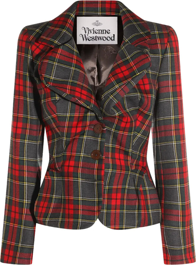 Vivienne Westwood Tartan-Patterned Blazer