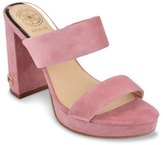 pink guess heels