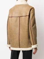 Thumbnail for your product : Isabel Marant Leather-Trim Oversized Jacket