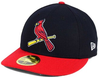 Men's New Era St. Louis Cardinals Black & White Low Profile 59FIFTY Fitted  Hat 