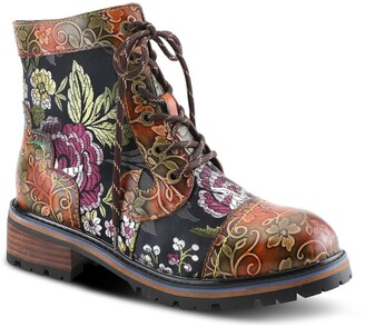 brown combat boots womens